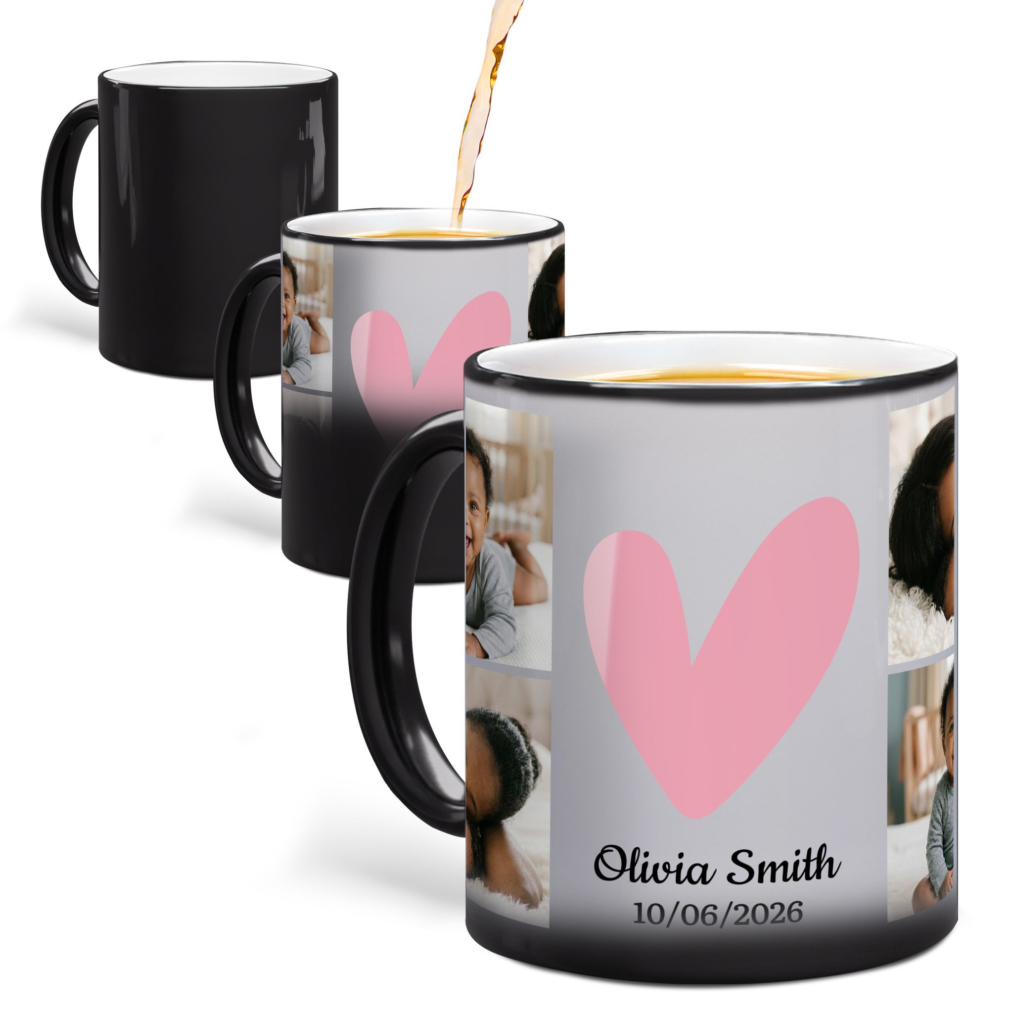 Sweetheart Photo Collage Photo Mug | Glossy