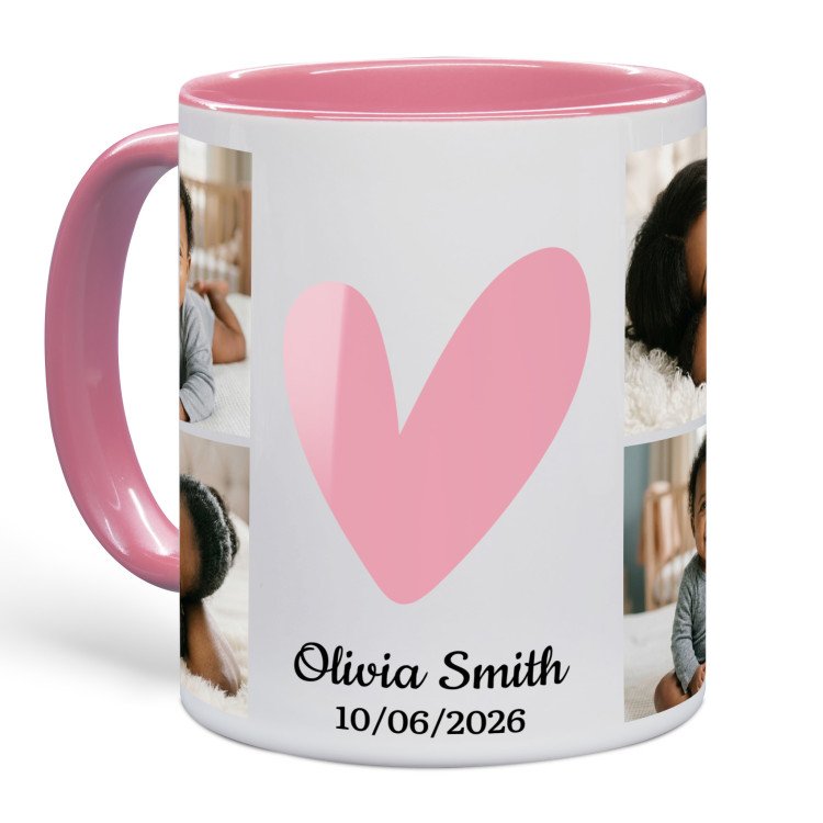 Sweetheart Photo Collage Photo Mug | Color