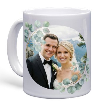 Eucalyptus Romance Photo Mug | Classic