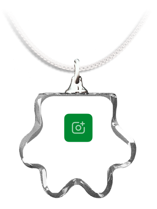 Necklace Pet Paw 2D