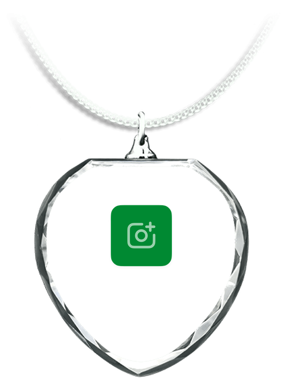 Necklace Heart 3D for Father's Day