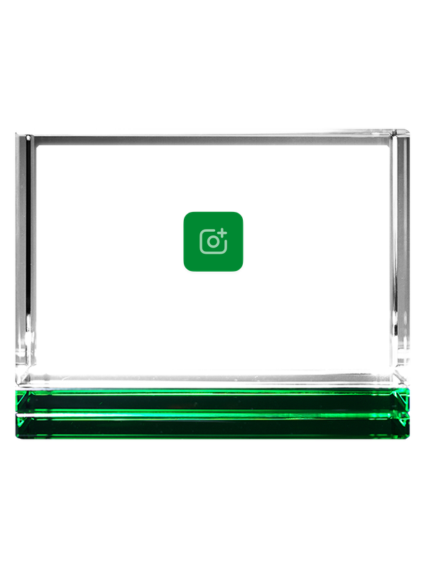 Green 3D Crystal Skirt Landscape