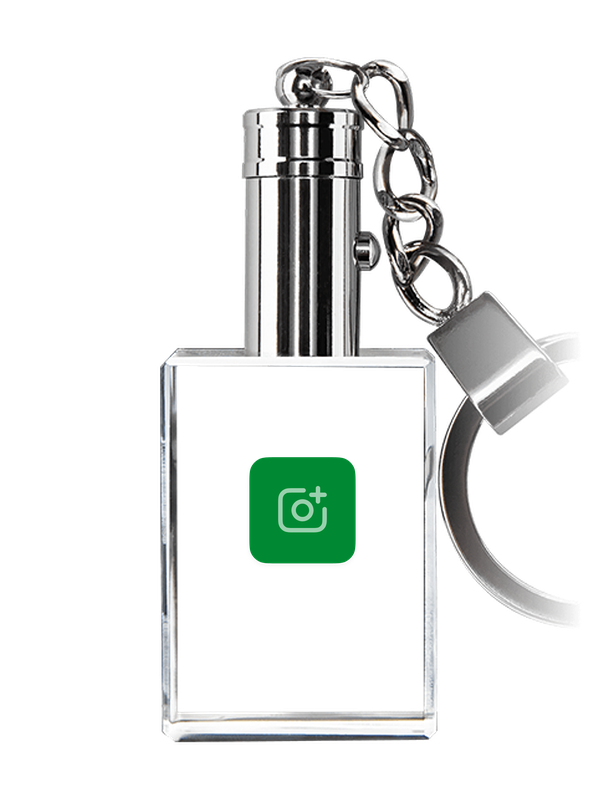 Keychain Rectangle 3D