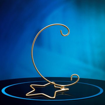 Gold Star Ornament Stand #1