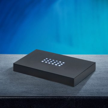 A Large Plastic Light Base to display a 3D Crystal with LEDs