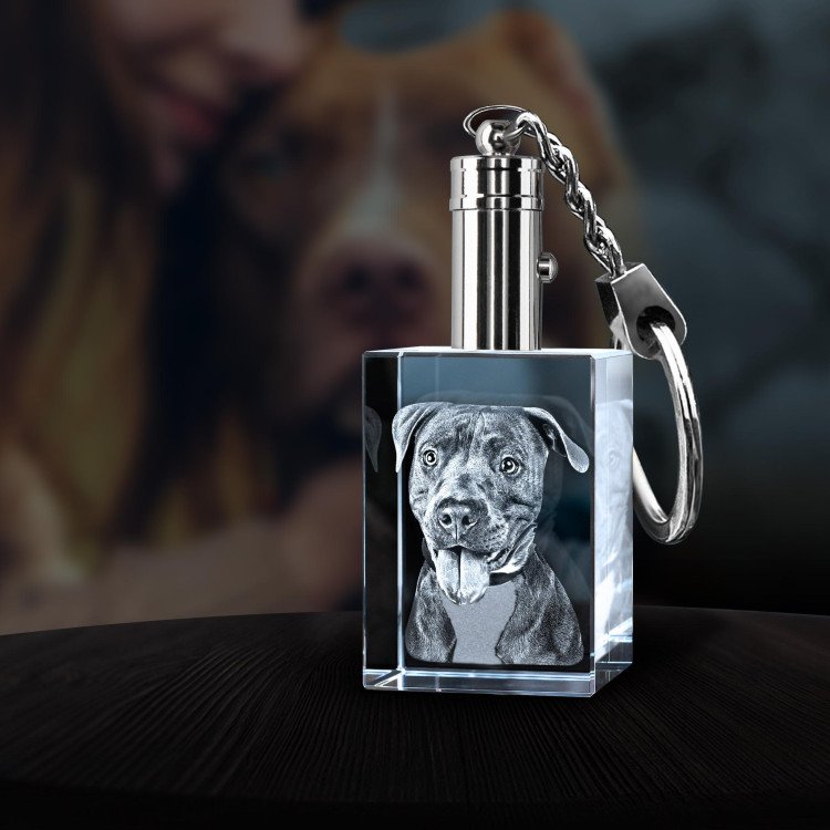 Custom Dog Keychain – Pet Amprent