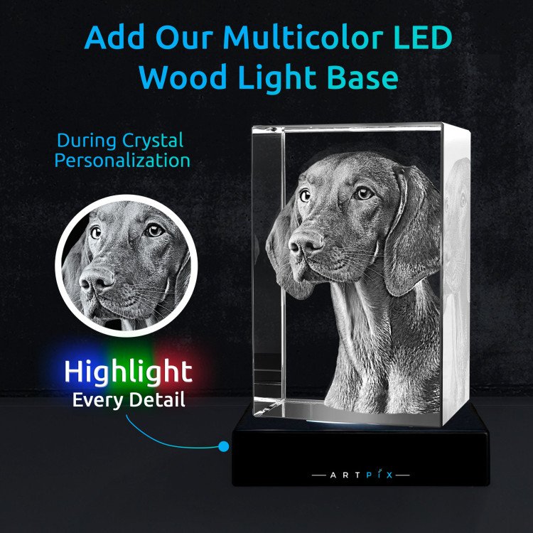 3d Photo crystal rectangle #2