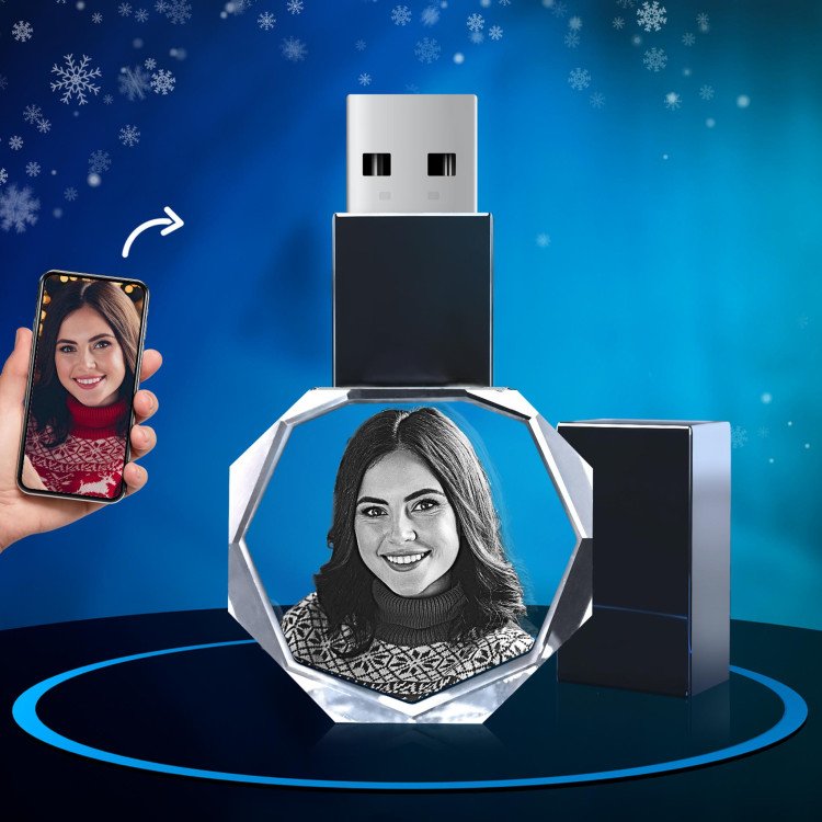 USB Flash Drive Octagon for Christmas