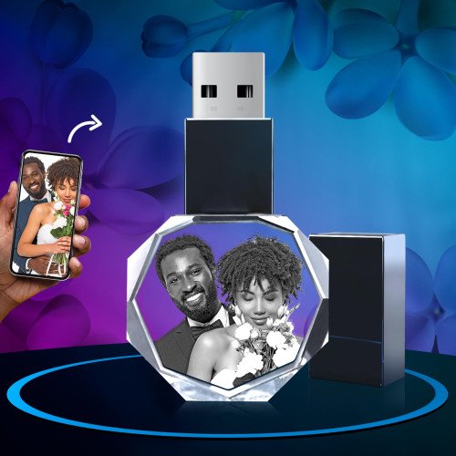 USB Flash Drive Octagon for Mother's Day