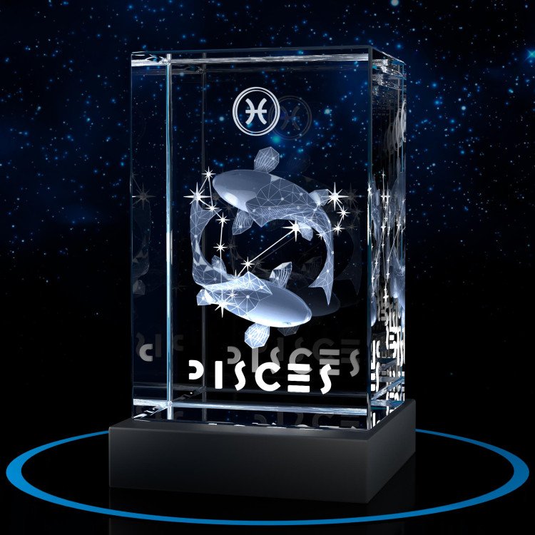 3D Crystal for Pisces