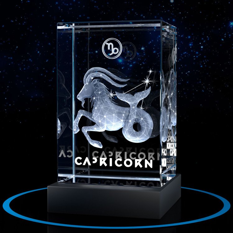 3D Crystal for Capricorn