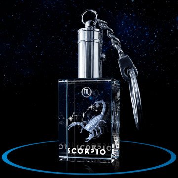 Keychain Rectangle 3D for Scorpio