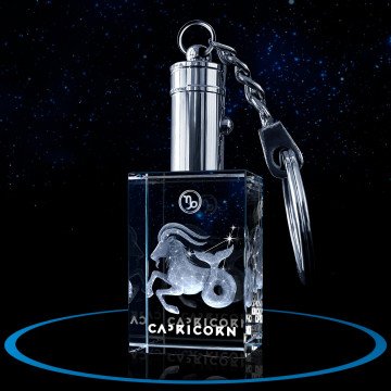 Keychain Rectangle 3D for Capricorn
