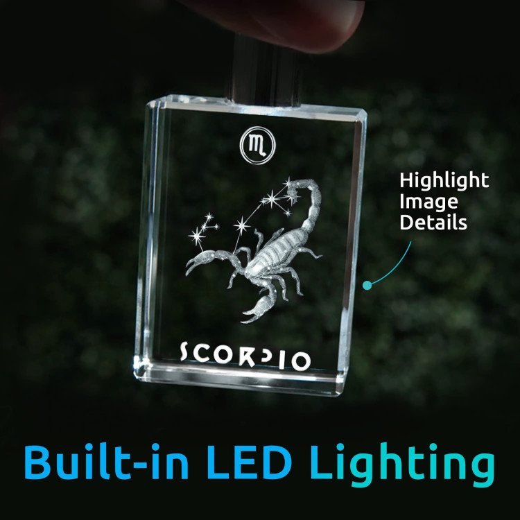 Keychain Rectangle 3D for Scorpio #2