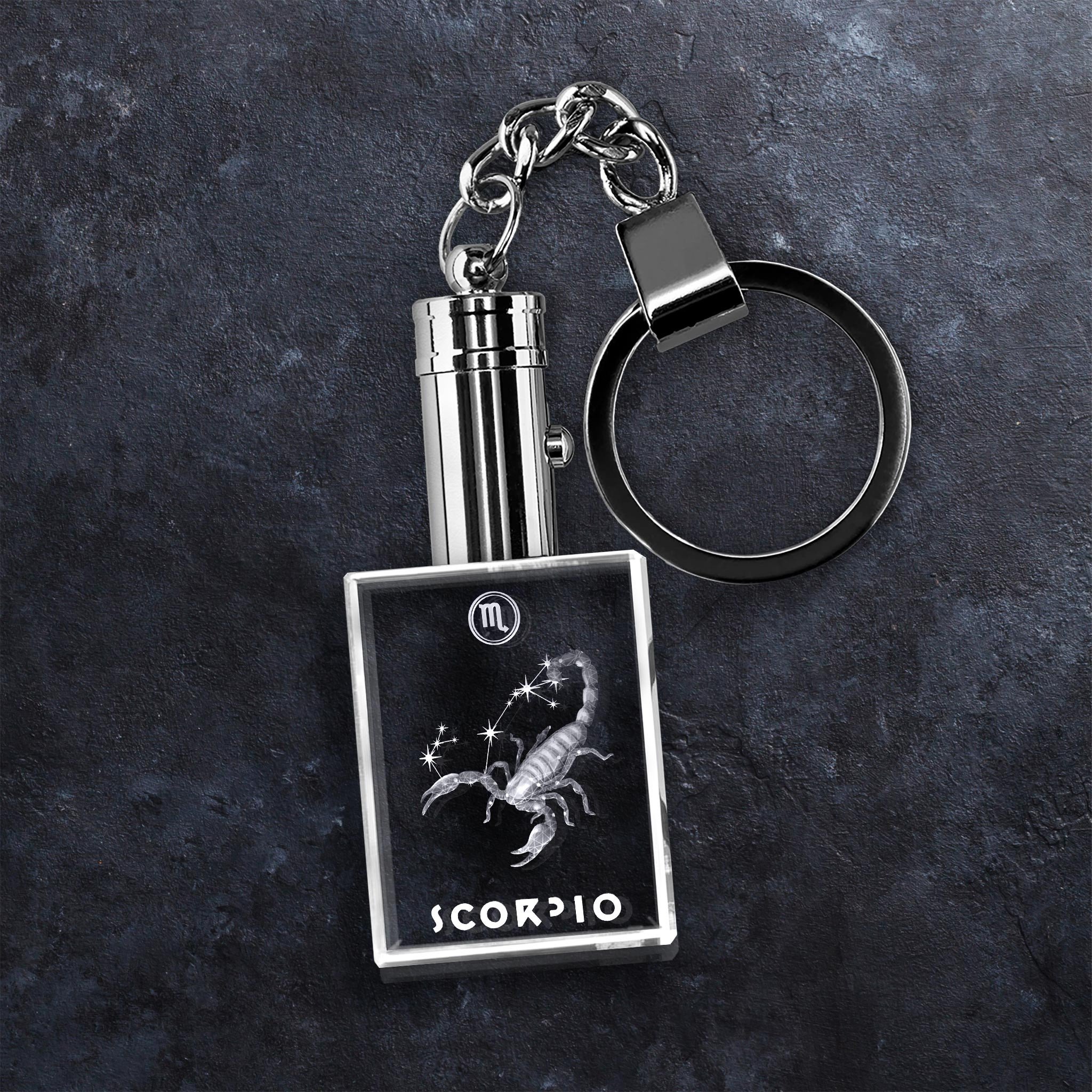 Scorpio keychain on sale