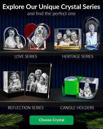 3D Crystals by ArtPix 3D®, With Engraved Photo