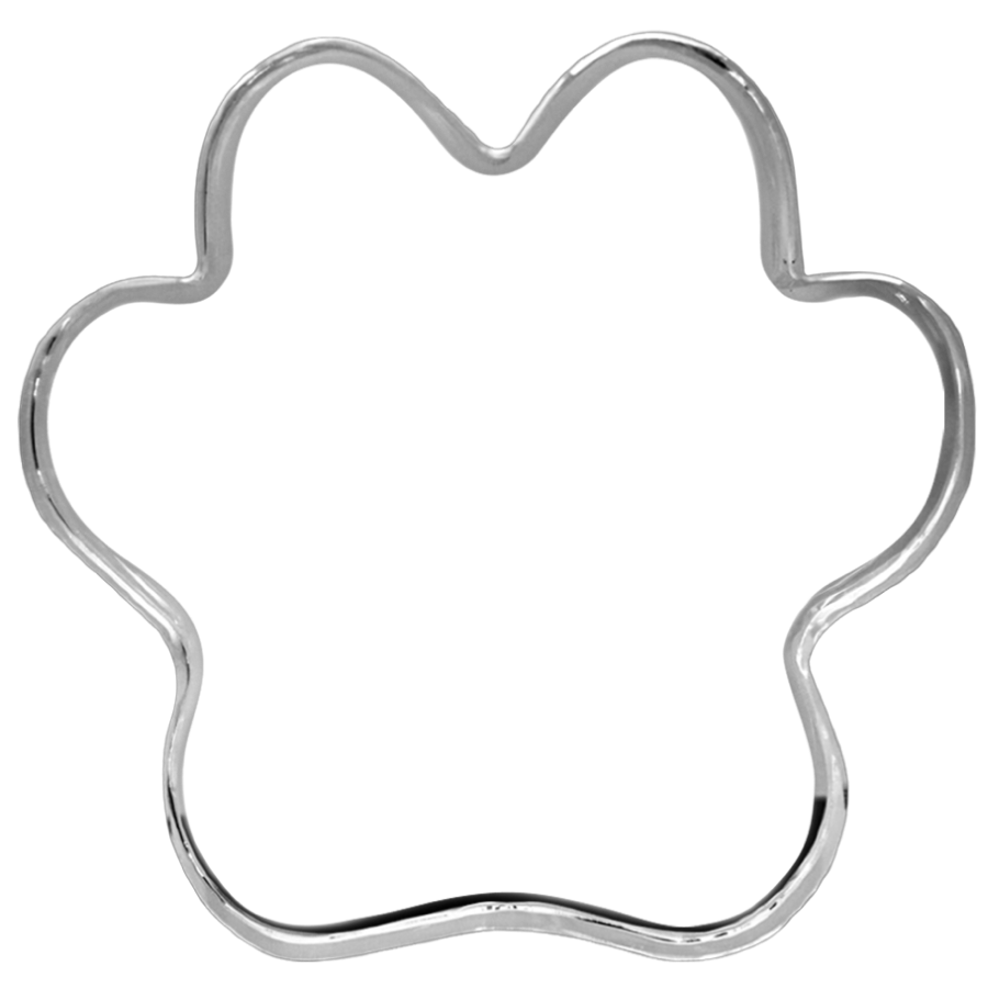 2D Pet Paw Crystal for Couples