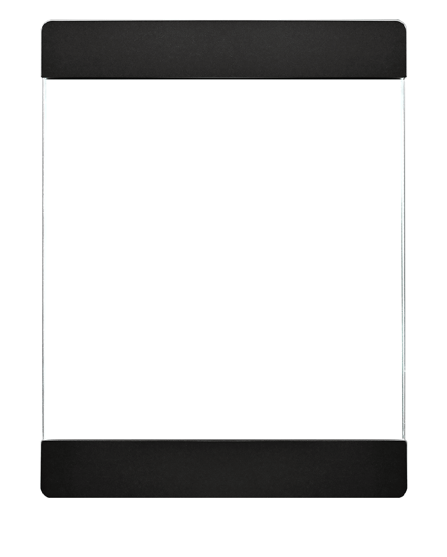 2D Lighted Crystal Frame